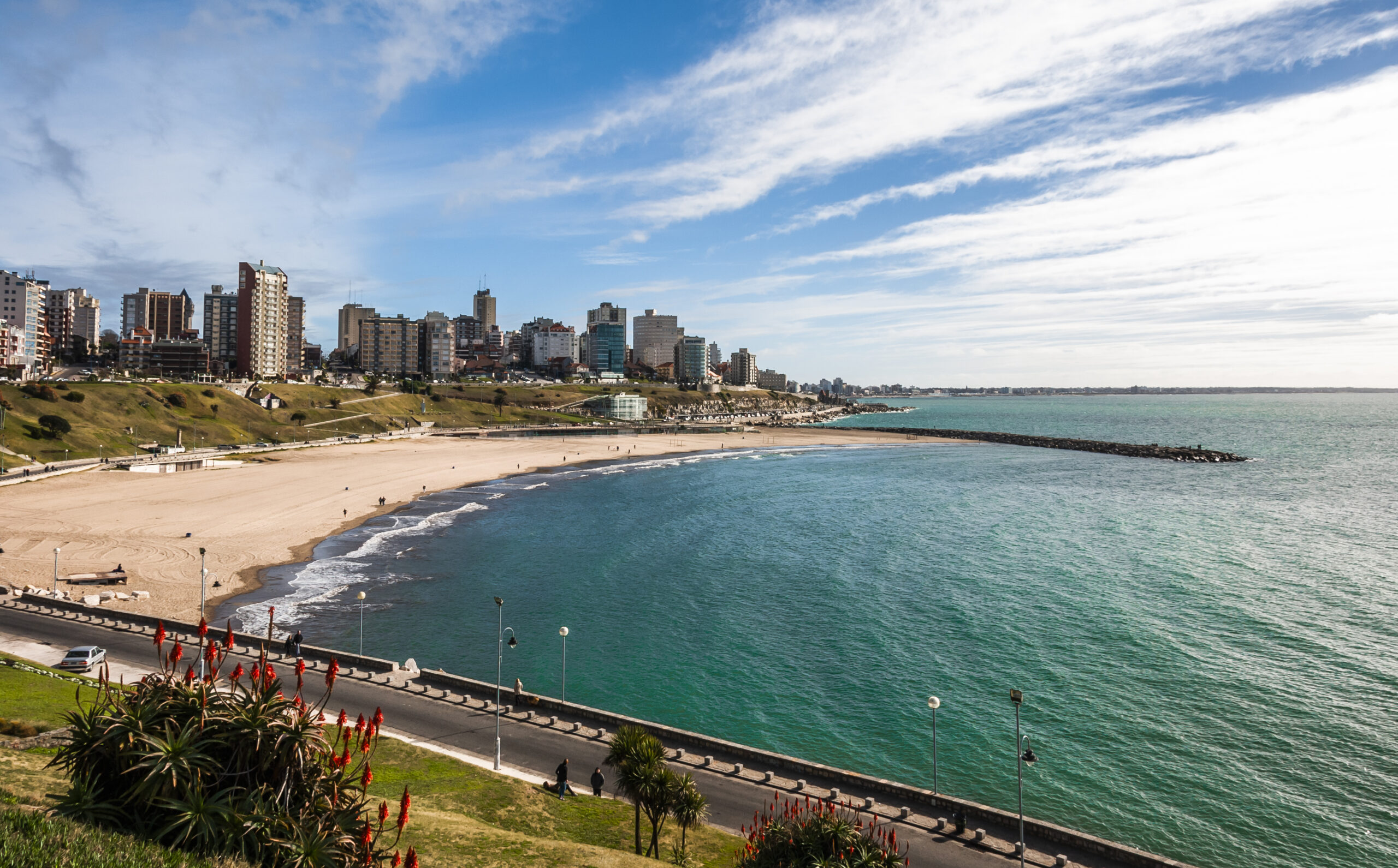 Vista de la ciudad de Mar del Plata