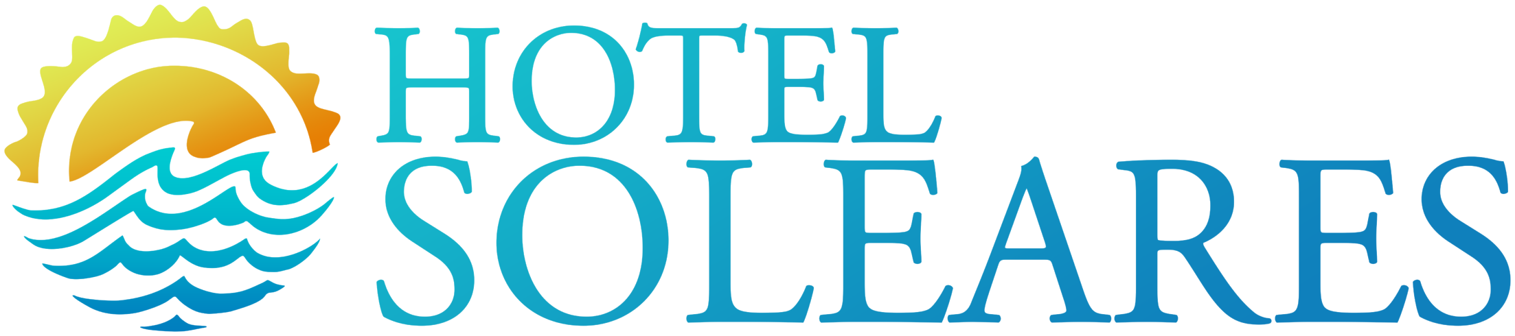 Logo del Hotel Soleares, Punta Mogotes, Mar del Plata